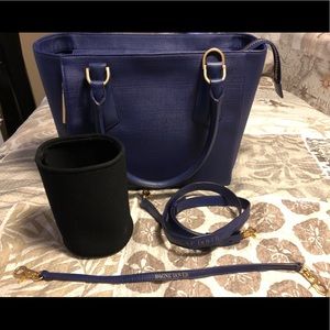 Dagne Dover Midi Tote-Dagne Blue
